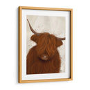 Vaca Highland 3, Retrato - Fab Funky | Cuadro decorativo de Canvas Lab