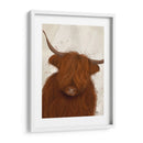 Vaca Highland 3, Retrato - Fab Funky | Cuadro decorativo de Canvas Lab