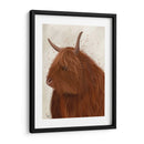 Vaca Highland 4, Retrato - Fab Funky | Cuadro decorativo de Canvas Lab