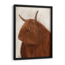 Vaca Highland 4, Retrato - Fab Funky | Cuadro decorativo de Canvas Lab