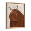 Vaca Highland 4, Retrato - Fab Funky | Cuadro decorativo de Canvas Lab