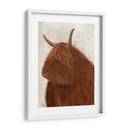 Vaca Highland 4, Retrato - Fab Funky | Cuadro decorativo de Canvas Lab