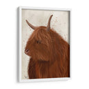 Vaca Highland 4, Retrato - Fab Funky | Cuadro decorativo de Canvas Lab
