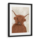 Highland Cow 8, Retrato - Fab Funky | Cuadro decorativo de Canvas Lab
