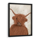 Highland Cow 8, Retrato - Fab Funky | Cuadro decorativo de Canvas Lab