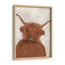 Highland Cow 8, Retrato - Fab Funky | Cuadro decorativo de Canvas Lab