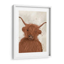 Highland Cow 8, Retrato - Fab Funky | Cuadro decorativo de Canvas Lab