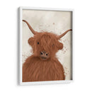 Highland Cow 8, Retrato - Fab Funky | Cuadro decorativo de Canvas Lab