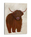 Highland Cow 5, Completo - Fab Funky | Cuadro decorativo de Canvas Lab