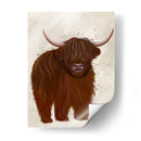 Highland Cow 5, Completo - Fab Funky | Cuadro decorativo de Canvas Lab