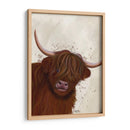 Vaca Highland 5, Retrato - Fab Funky | Cuadro decorativo de Canvas Lab