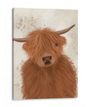 Highland Cow 10, Retrato - Fab Funky | Cuadro decorativo de Canvas Lab