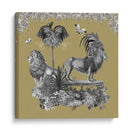 Livoris Feritas Lion Design, Cuadrado - Fab Funky | Cuadro decorativo de Canvas Lab