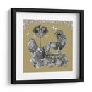 Livoris Feritas Lion Design, Cuadrado - Fab Funky | Cuadro decorativo de Canvas Lab
