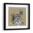 Livoris Feritas Cebra Diseño, Cuadrado - Fab Funky | Cuadro decorativo de Canvas Lab