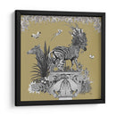 Livoris Feritas Cebra Diseño, Cuadrado - Fab Funky | Cuadro decorativo de Canvas Lab