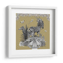 Livoris Feritas Cebra Diseño, Cuadrado - Fab Funky | Cuadro decorativo de Canvas Lab