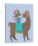 Llama Chinoiserie 1 - Fab Funky | Cuadro decorativo de Canvas Lab
