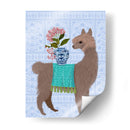 Llama Chinoiserie 1 - Fab Funky | Cuadro decorativo de Canvas Lab
