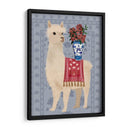Llama Chinoiserie 2 - Fab Funky | Cuadro decorativo de Canvas Lab