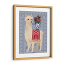 Llama Chinoiserie 2 - Fab Funky | Cuadro decorativo de Canvas Lab