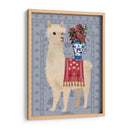 Llama Chinoiserie 2 - Fab Funky | Cuadro decorativo de Canvas Lab