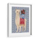 Llama Chinoiserie 2 - Fab Funky | Cuadro decorativo de Canvas Lab