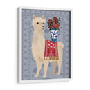 Llama Chinoiserie 2 - Fab Funky | Cuadro decorativo de Canvas Lab