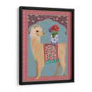 Llama Chinoiserie 3 - Fab Funky | Cuadro decorativo de Canvas Lab
