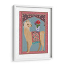 Llama Chinoiserie 3 - Fab Funky | Cuadro decorativo de Canvas Lab