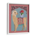 Llama Chinoiserie 3 - Fab Funky | Cuadro decorativo de Canvas Lab