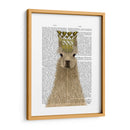 Llama Queen Book Print - Fab Funky | Cuadro decorativo de Canvas Lab