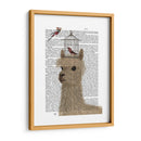 Llama Y Birdcage Librer Imprimir - Fab Funky | Cuadro decorativo de Canvas Lab