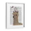 Llama Y Birdcage Librer Imprimir - Fab Funky | Cuadro decorativo de Canvas Lab