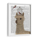 Llama Y Birdcage Librer Imprimir - Fab Funky | Cuadro decorativo de Canvas Lab