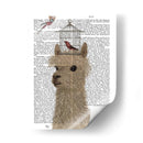 Llama Y Birdcage Librer Imprimir - Fab Funky | Cuadro decorativo de Canvas Lab