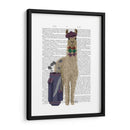 Llama Golfing Book Print - Fab Funky | Cuadro decorativo de Canvas Lab