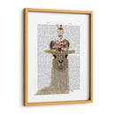 Llama Ice Cream Hat Book Print - Fab Funky | Cuadro decorativo de Canvas Lab