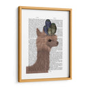 Llama Buhs, Retrato Libro Imprimir - Fab Funky | Cuadro decorativo de Canvas Lab