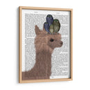 Llama Buhs, Retrato Libro Imprimir - Fab Funky | Cuadro decorativo de Canvas Lab
