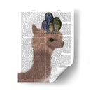 Llama Buhs, Retrato Libro Imprimir - Fab Funky | Cuadro decorativo de Canvas Lab