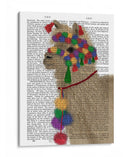 Llama Tradicional 2, Retrato Libro De Impresión - Fab Funky | Cuadro decorativo de Canvas Lab