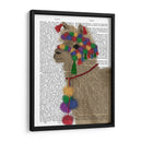 Llama Tradicional 2, Retrato Libro De Impresión - Fab Funky | Cuadro decorativo de Canvas Lab