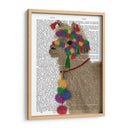 Llama Tradicional 2, Retrato Libro De Impresión - Fab Funky | Cuadro decorativo de Canvas Lab
