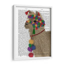 Llama Tradicional 2, Retrato Libro De Impresión - Fab Funky | Cuadro decorativo de Canvas Lab