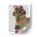 Llama Tradicional 2, Retrato Libro De Impresión - Fab Funky | Cuadro decorativo de Canvas Lab