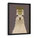 Llama Reina - Fab Funky | Cuadro decorativo de Canvas Lab