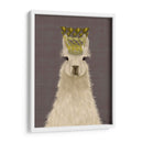 Llama Reina - Fab Funky | Cuadro decorativo de Canvas Lab