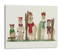 Llama Familia Deportes De Invierno - Fab Funky | Cuadro decorativo de Canvas Lab