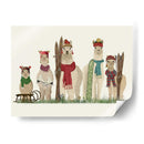 Llama Familia Deportes De Invierno - Fab Funky | Cuadro decorativo de Canvas Lab